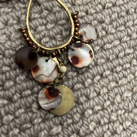 🍭6/$30 Speckled teardrop dangle earrings - Picture 8 of 8